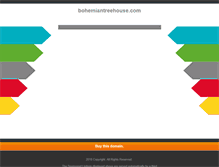 Tablet Screenshot of bohemiantreehouse.com